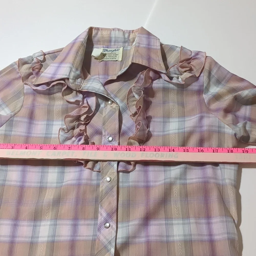 Vintage Women's Wrangler Shirt size 36 Medium - Picture 7 of 11